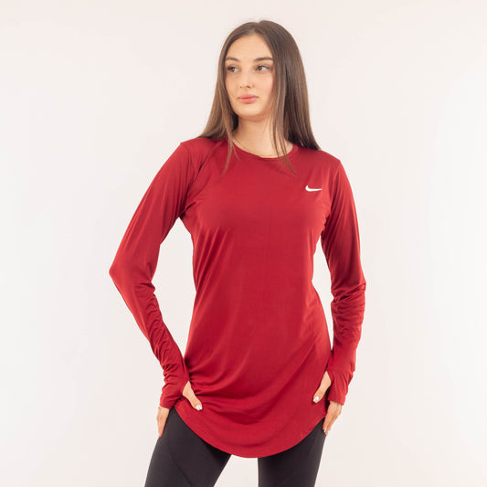 Round Long Sleeve - Wine