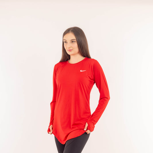 Round Long Sleeve - Red