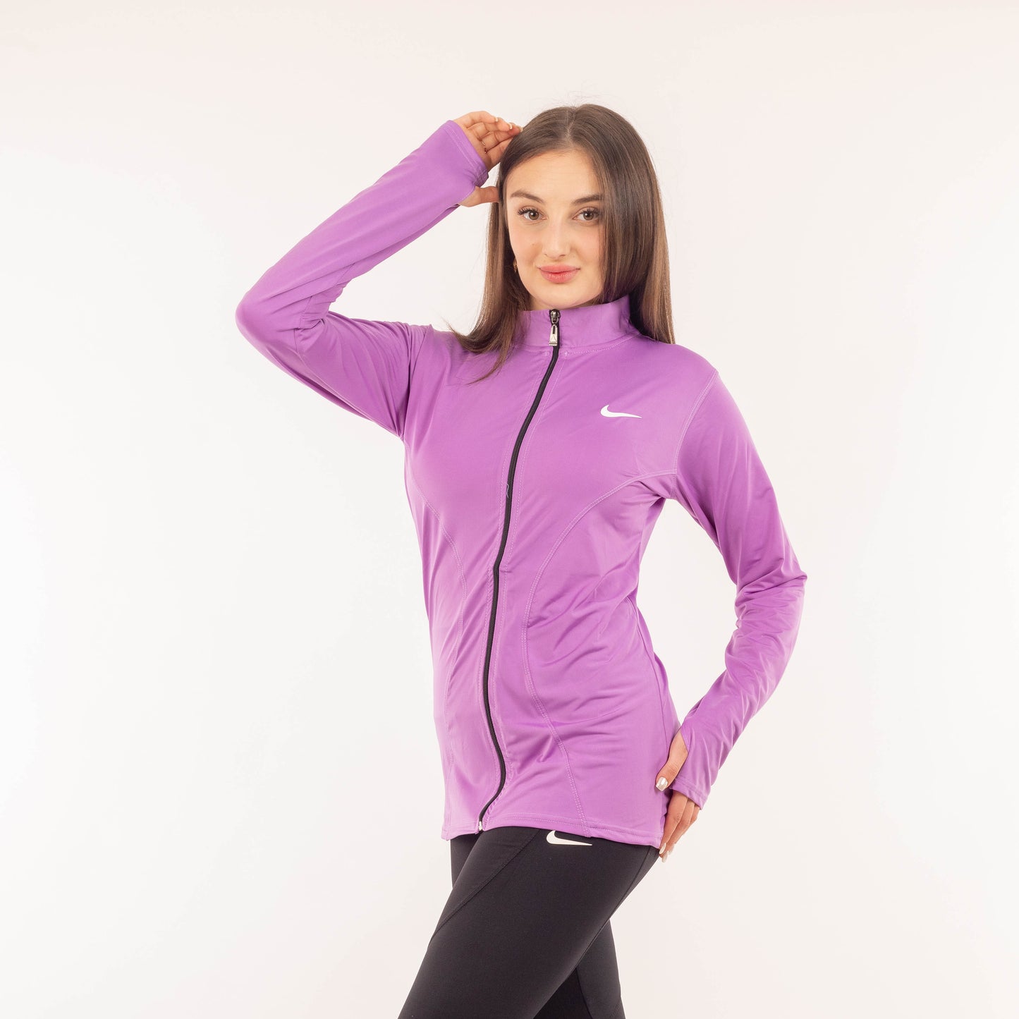 Full Zipper Long Sleeve - Lavender