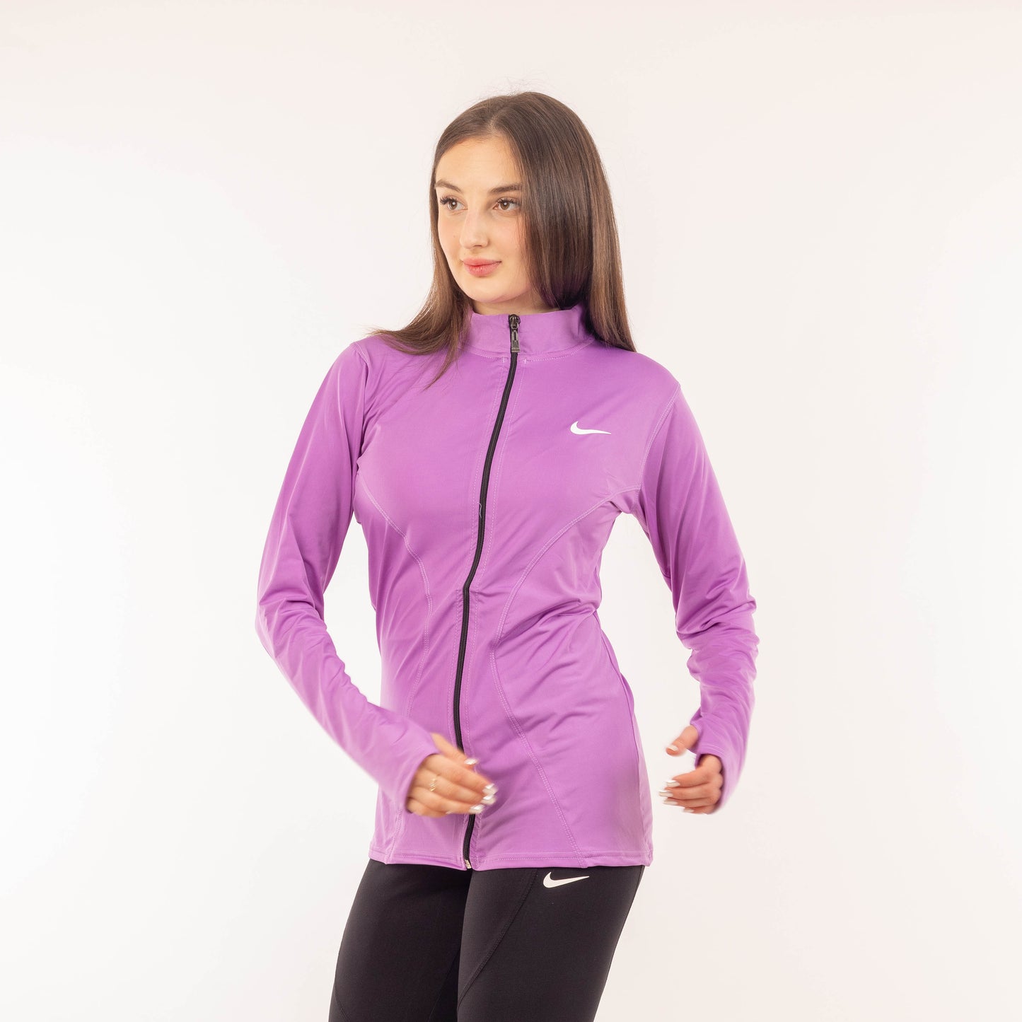 Full Zipper Long Sleeve - Lavender