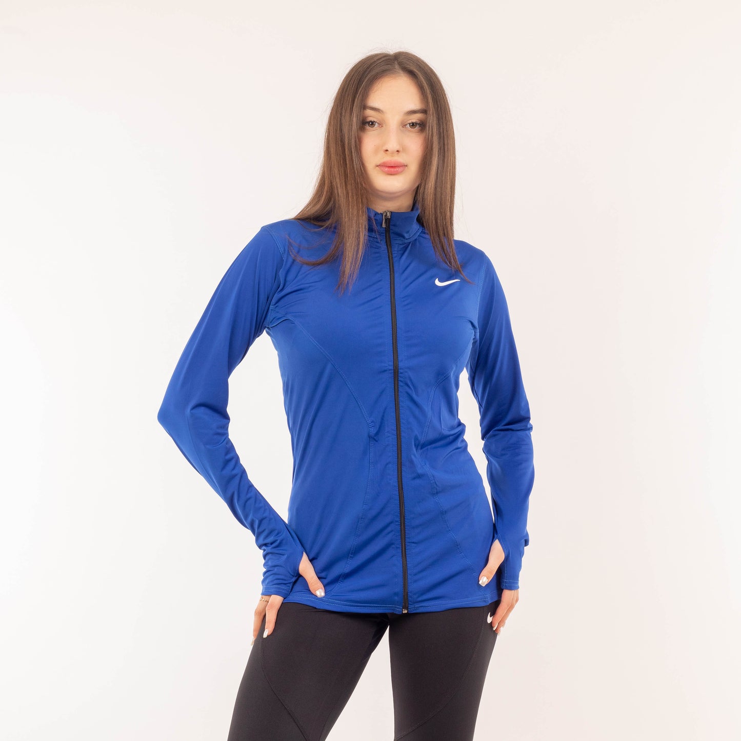 Full Zipper Long Sleeve - Blue