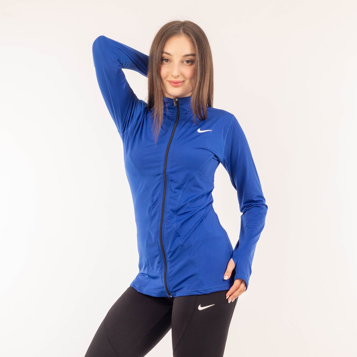 Full Zipper Long Sleeve - Blue