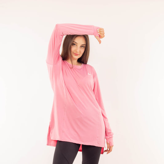 Over Size Long Sleeve - Rose